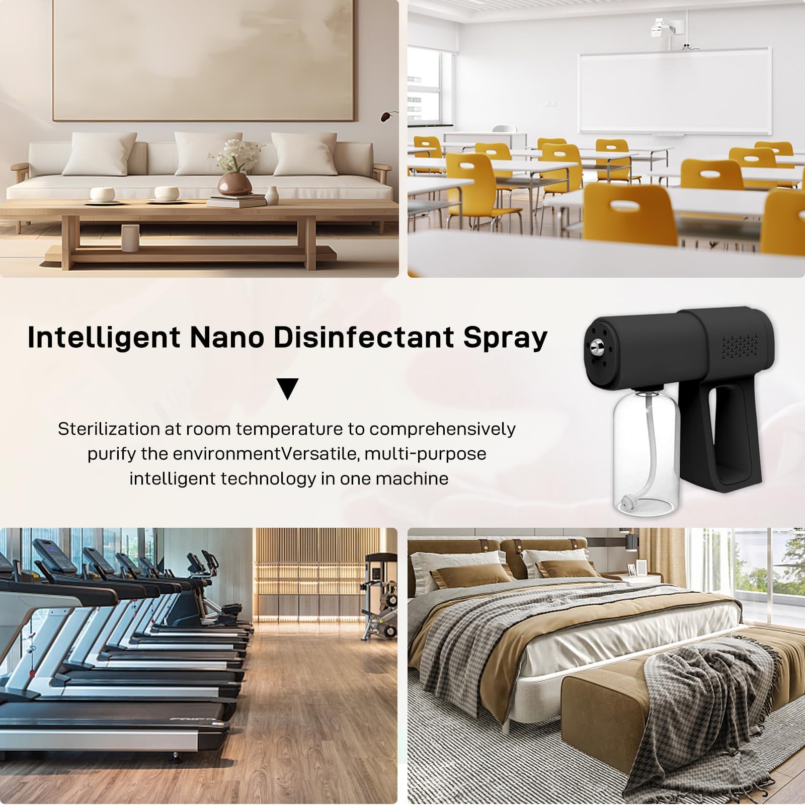 Svkipibe USB rechargeable portable sprayer for on-the-go use