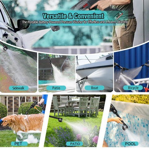 SVSAGA 180 degree rotating nozzle reaches tight corners easily