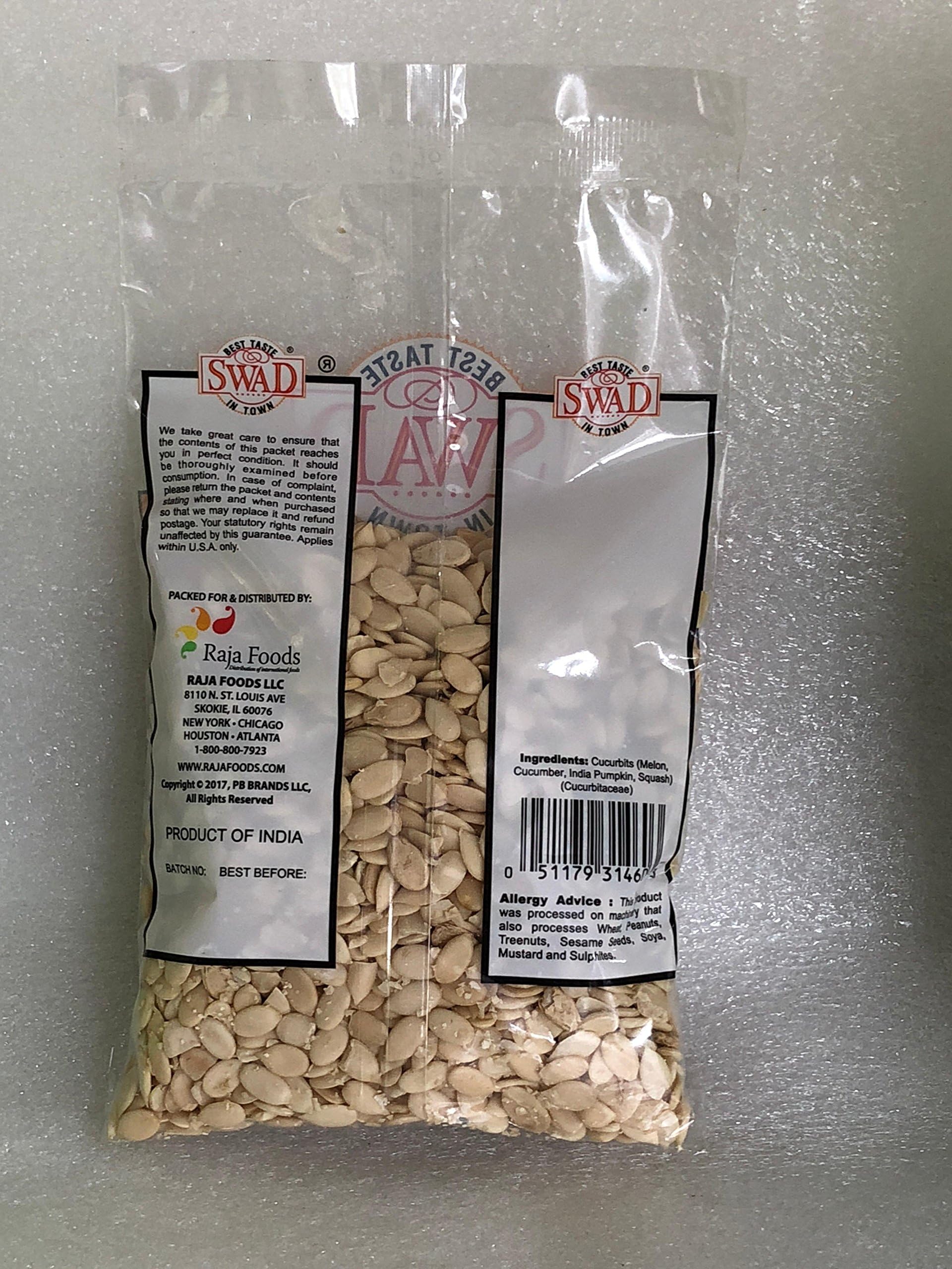 Swad Char Magaz Melon Seeds serving suggestion image, quick energy boost.