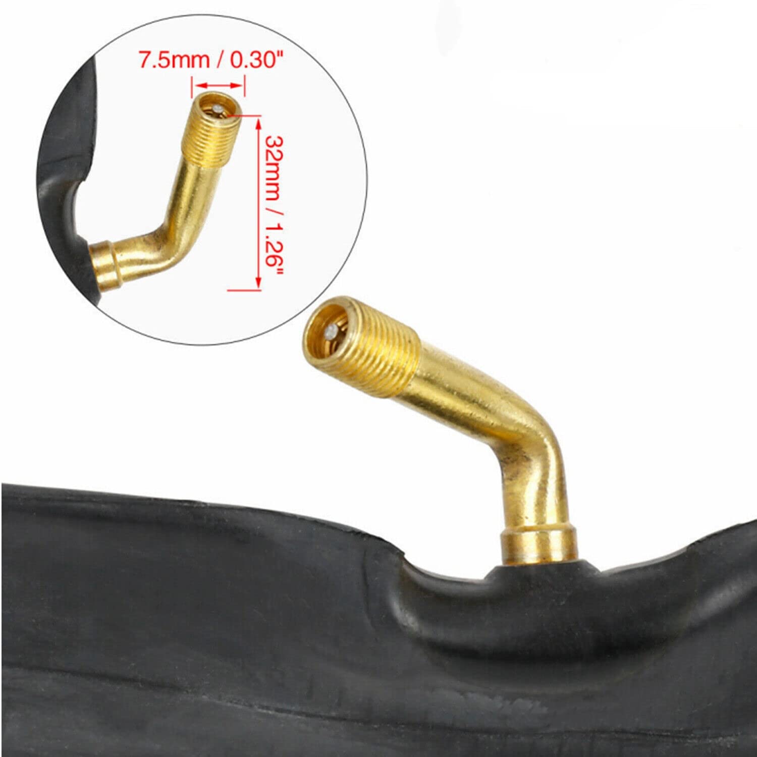 Swagnaz 4.10/3.50-4 inner tube fits multiple wheel sizes.