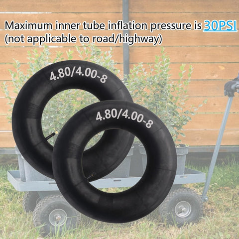 Swagnaz 480-8 inner tube illustrating a 30 PSI inflation limit.