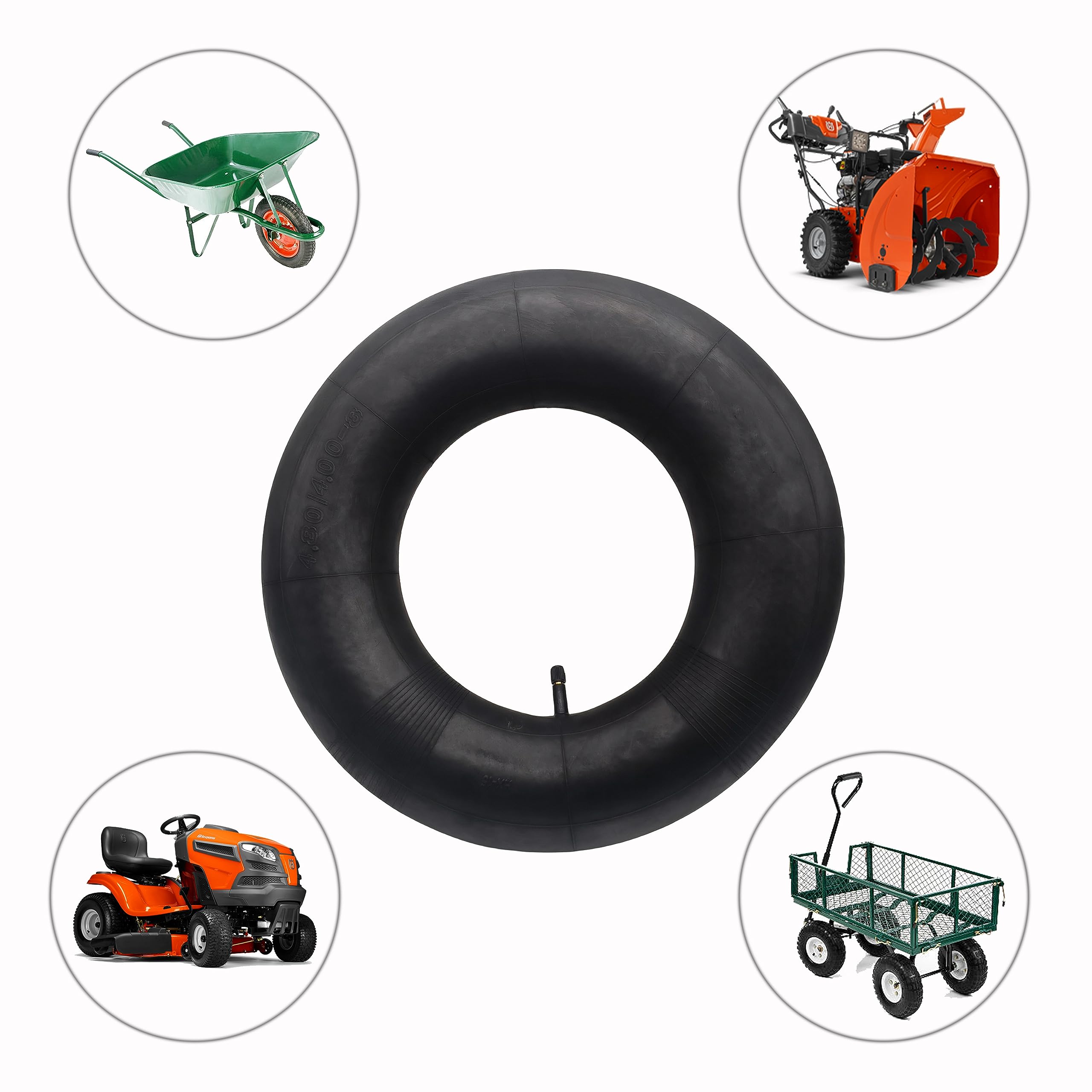 Swagnaz inner tube made from natural rubber for durability and longevity.