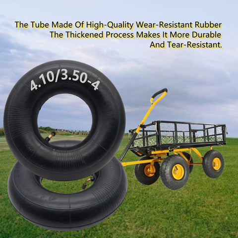 Two-pack inner tubes provide ready replacements for on-site maintenance.
