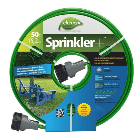 Swan Element Sprinkler Soaker Hose 50ft green delivering root-zone irrigation for lush plants