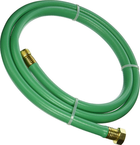 Swan leader hose in garden scene showing flexible reach to hard-to-reach faucets.