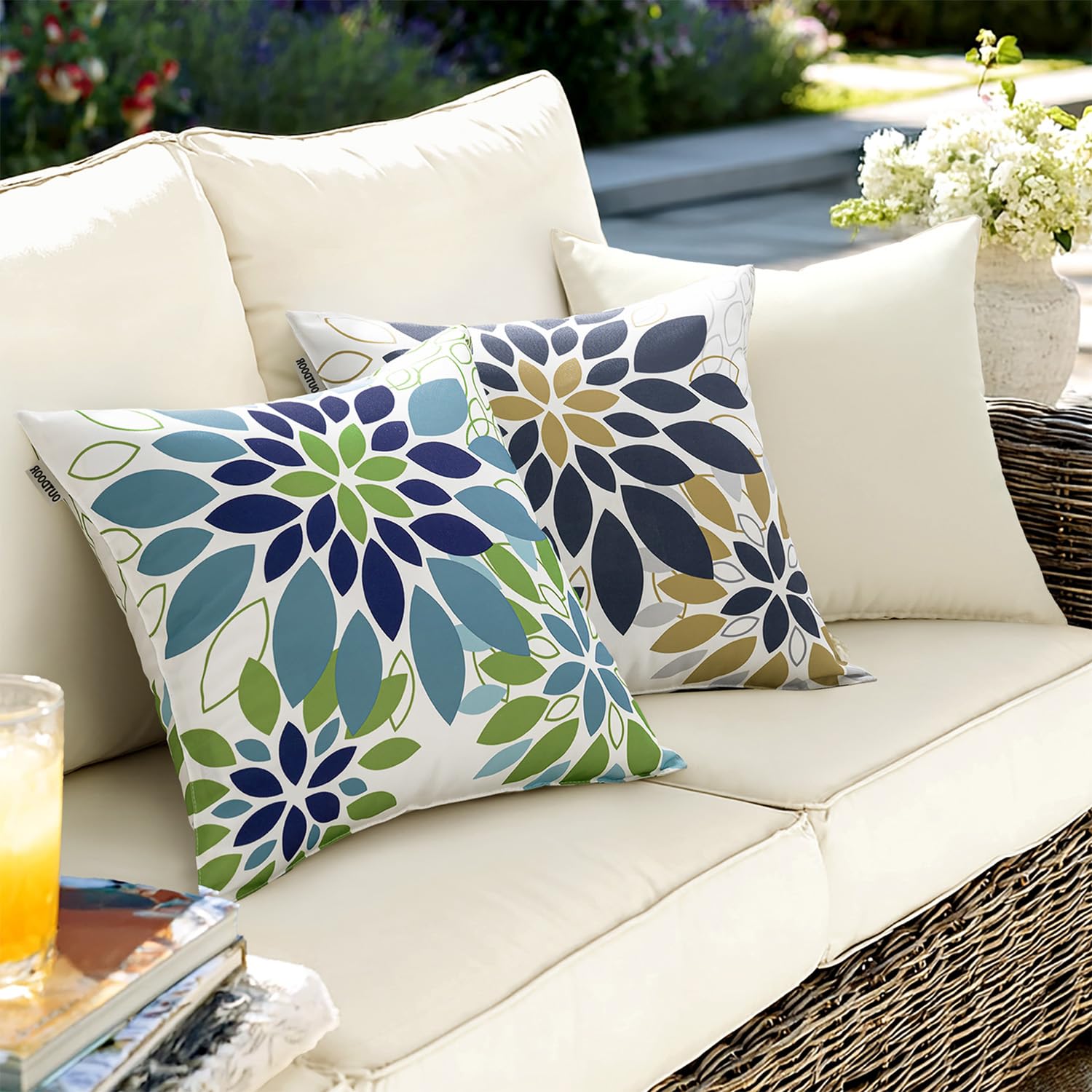 SWANCOCO hidden zipper pillow cover for a clean look and easy removal
