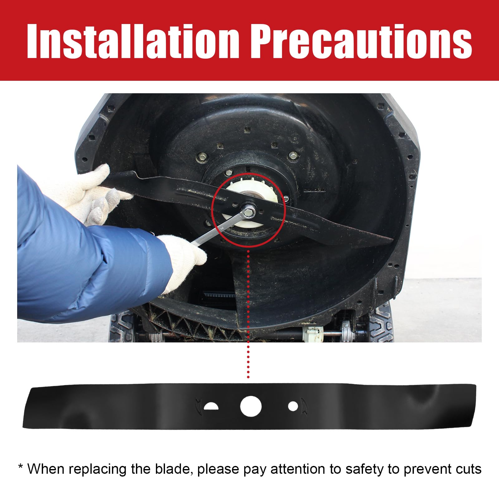 SWAPARTS 33313250 installation-ready design for quick blade swaps