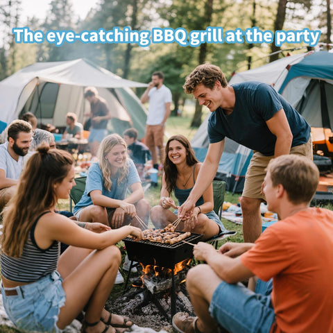 SWASEADA grill party setup enhances outdoor gatherings with a fun focal point.