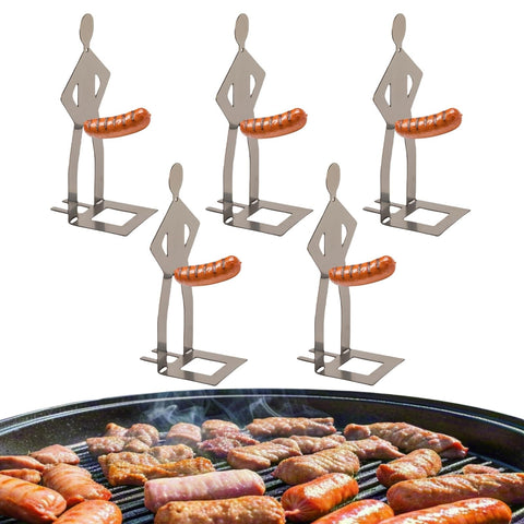 SWASEADA hot dog stand creative design keeps sausages upright for even grilling.