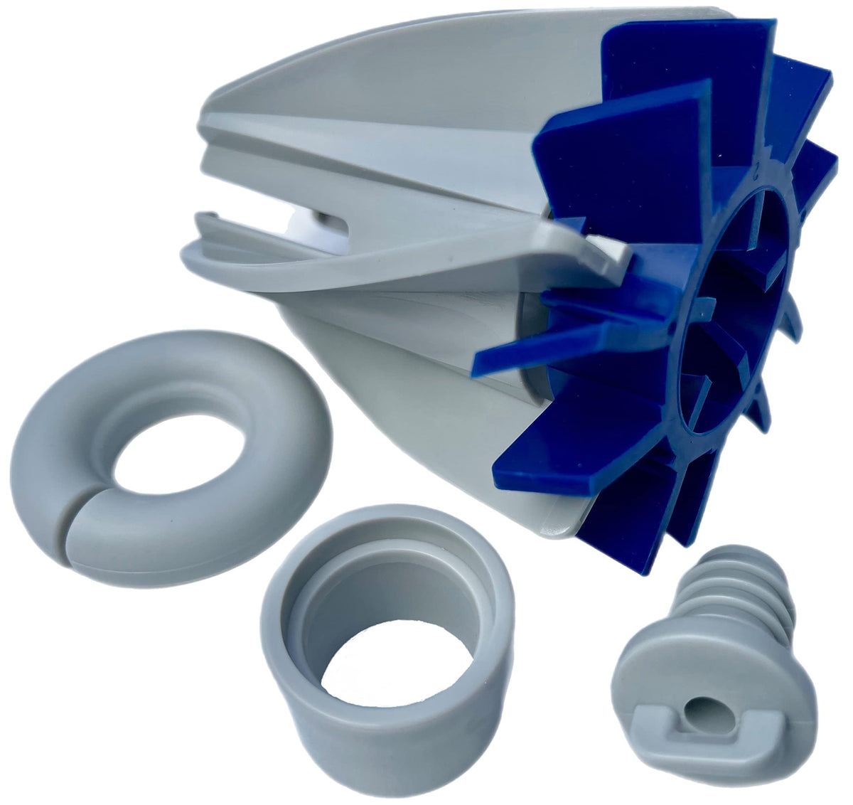 SWASHER Polaris tail foam replacement improves spray control for a drier pool area.