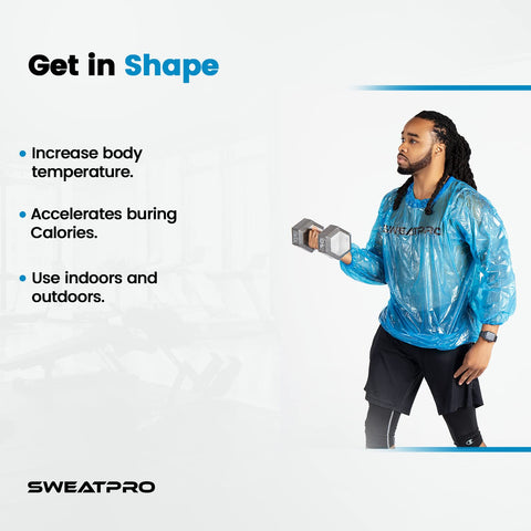SweatPro folded image emphasizes compact, recyclable packaging.