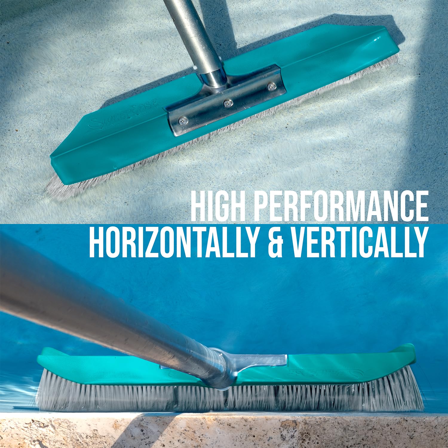 Compatible with vinyl and fiberglass pools for safe maintenance.