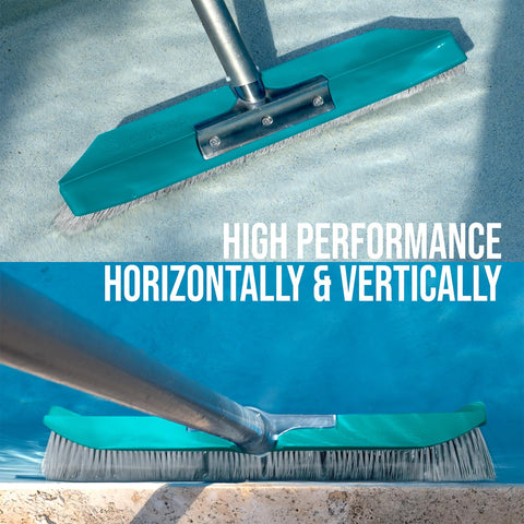 Compatible with vinyl and fiberglass pools for safe maintenance.