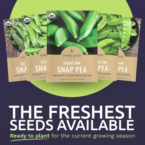 Sweet Yards 2026 season fresh seeds ensure strong germination and garden kickoff.