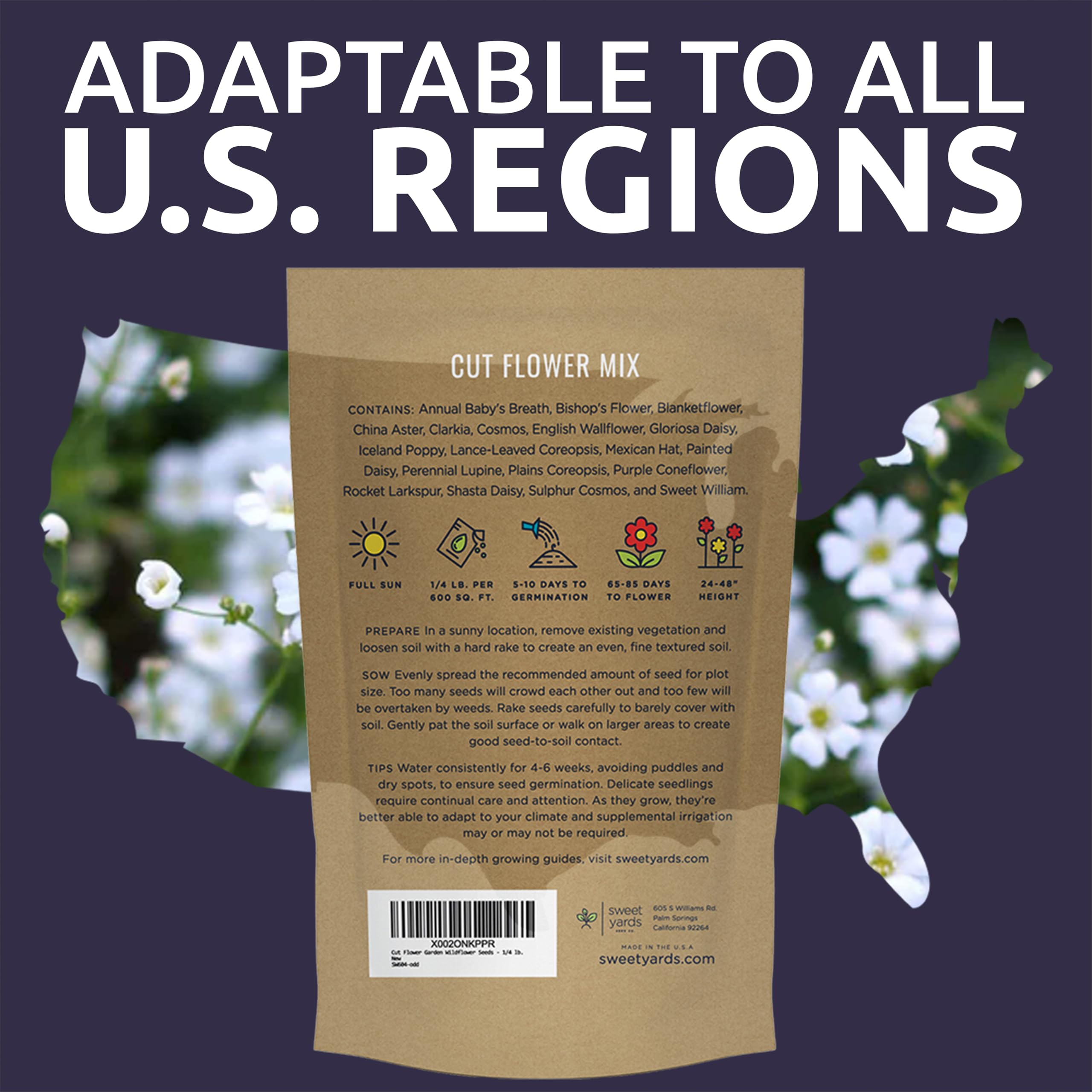 Ready-to-use seed bulk for seed bombs and bundles.