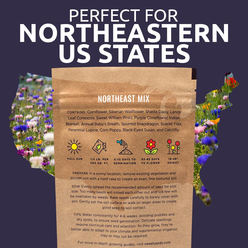Sweet Yards bulk seed packaging helps simplify bulk purchases for big plots