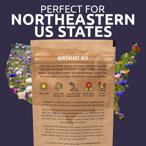 Sweet Yards bulk seed packaging helps simplify bulk purchases for big plots