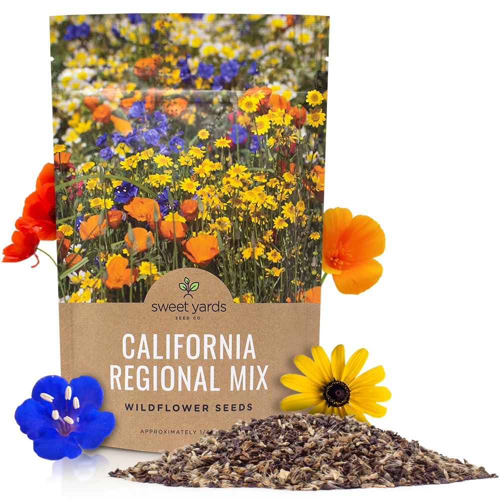 Sweet Yards California Wildflower Mixture bulk pouch for easy, colorful seeding.