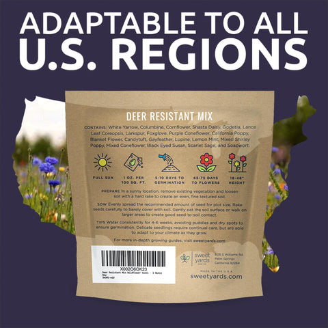 Sweet Yards photos on packaging aid planting guidance and layout ideas