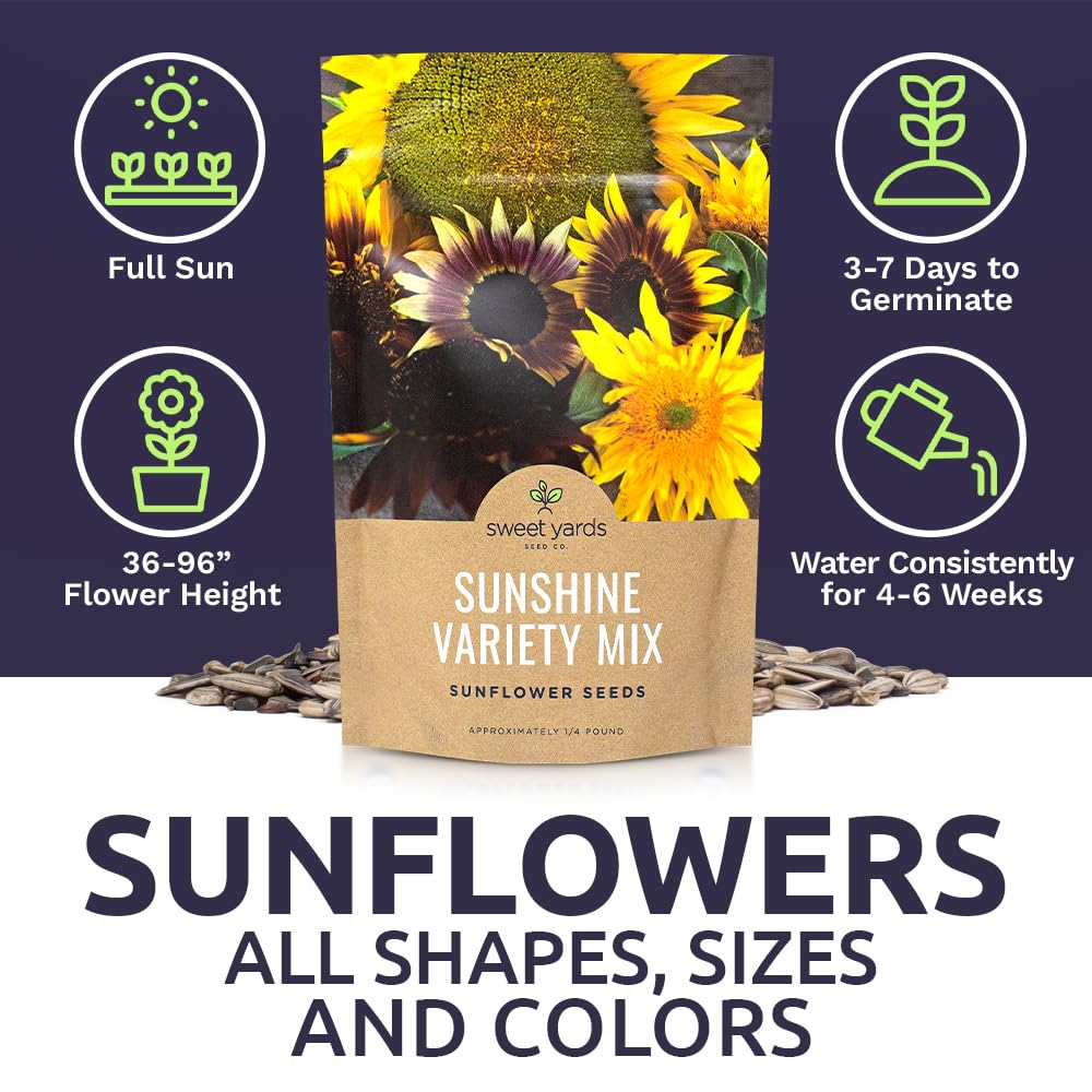 Sweet Yards non-GMO USA-grown seeds for reliable planting quality.