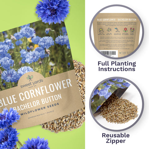 Sweet Yards Open-pollinated seeds designed for easy germination.