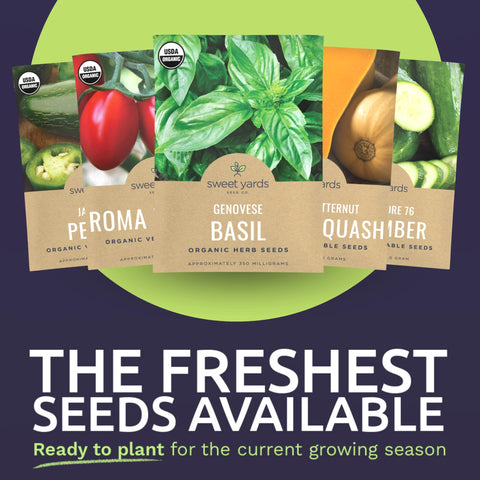 Sweet Yards curated seed mix supports sowing variety and robust harvests.