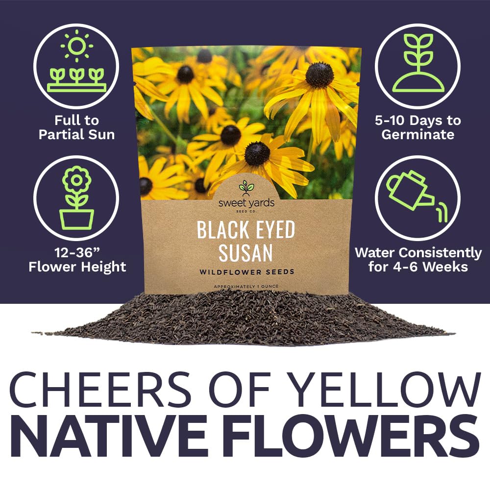 Sweet Yards attract pollinators with long-blooming wildflowers for pollinator-friendly yards.