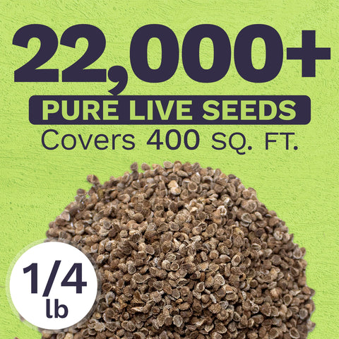 Sweet Yards premium resealable packaging maintains seed freshness and storage quality.