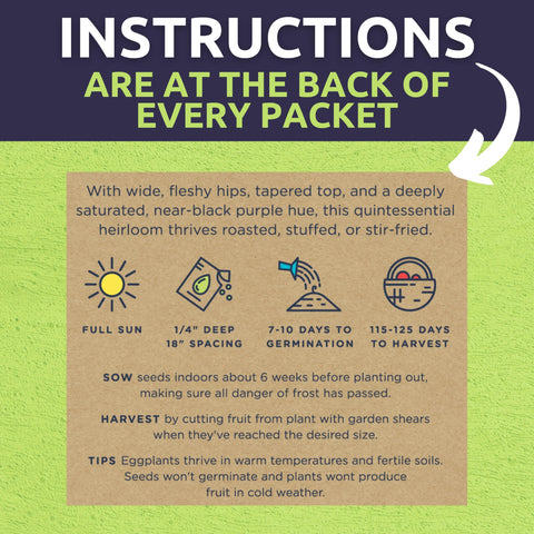 SWEET YARDS Premium seed packaging emphasizes durable, reusable storage.