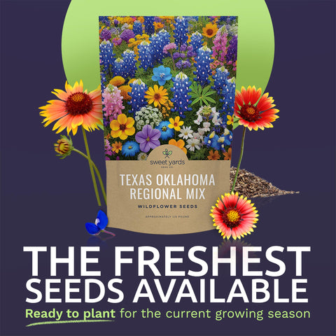 Sweet Yards quarter-pound seeds bag ready for quick, easy planting.
