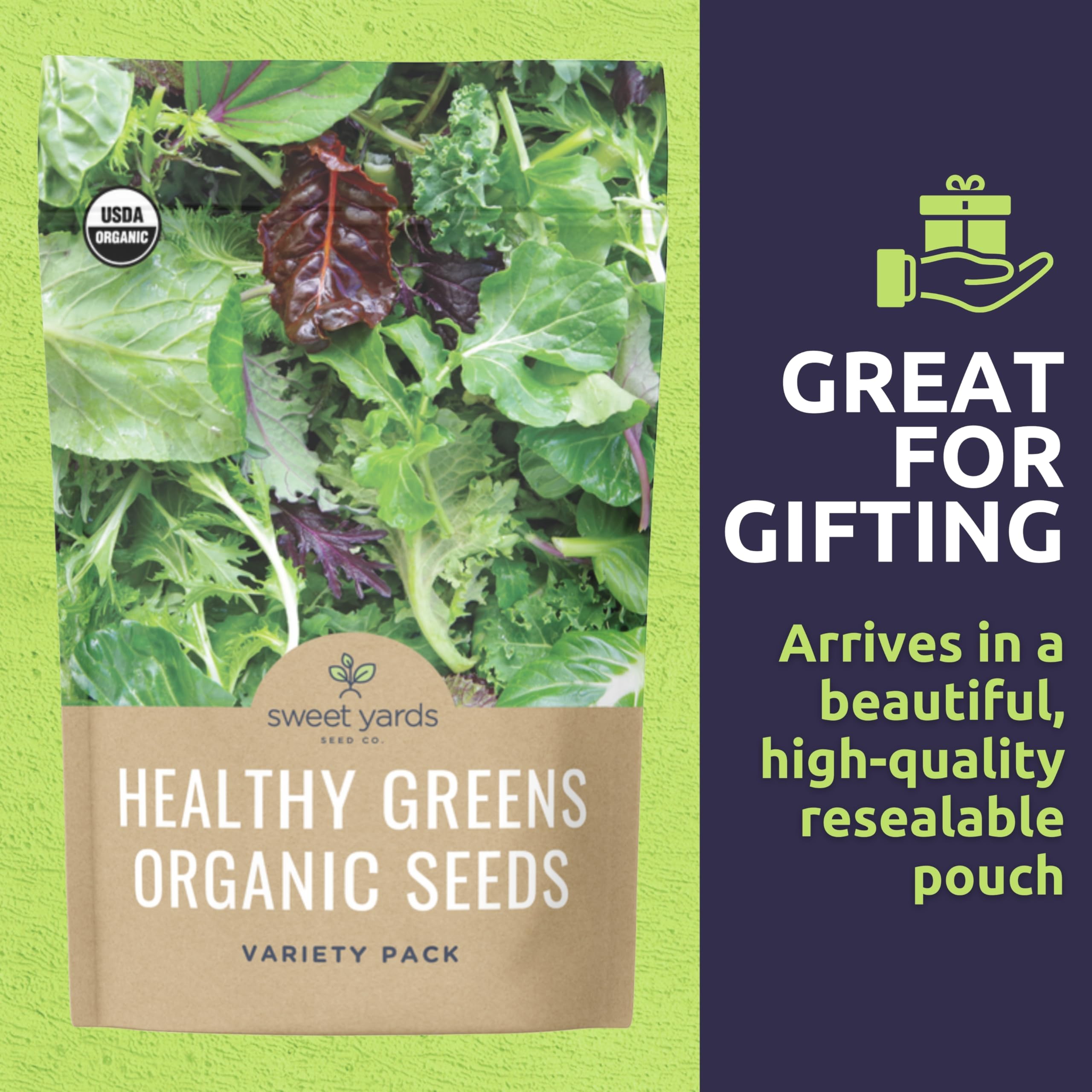 Sweet Yards rainbow Swiss chard seeds for colorful harvests.