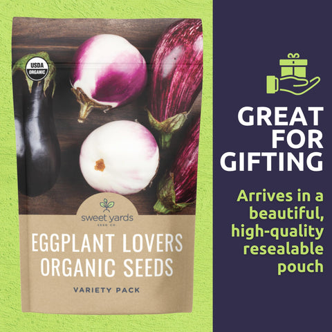 SWEET YARDS Quick-start planting guide included in packaging for easy sowing.