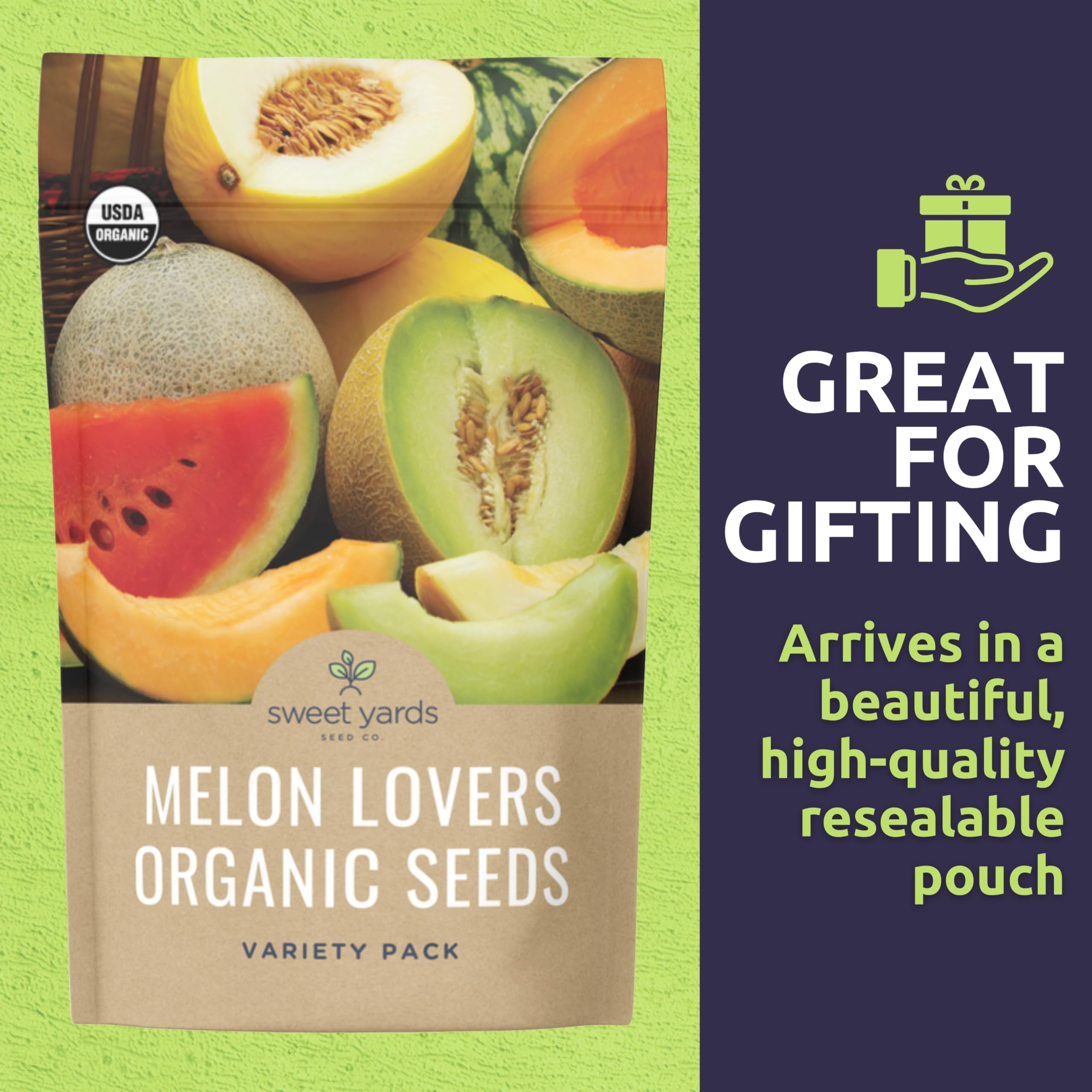Sweet Yards Rocky Ford Green Melon Packet invites heritage variety for traditional flavor