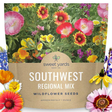 Sweet Yards Southwest Seed Packet enables a vibrant wildflower start in sunny gardens