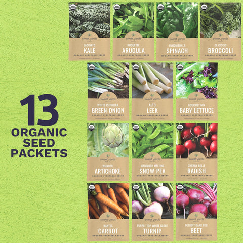 Sweet Yards Wonder Artichoke seed packet for early-season harvests