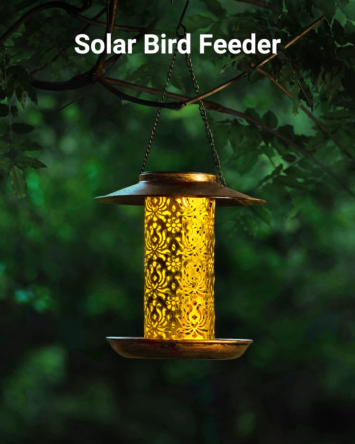 Sweetfull S hook enables versatile hanging on fences or branches.