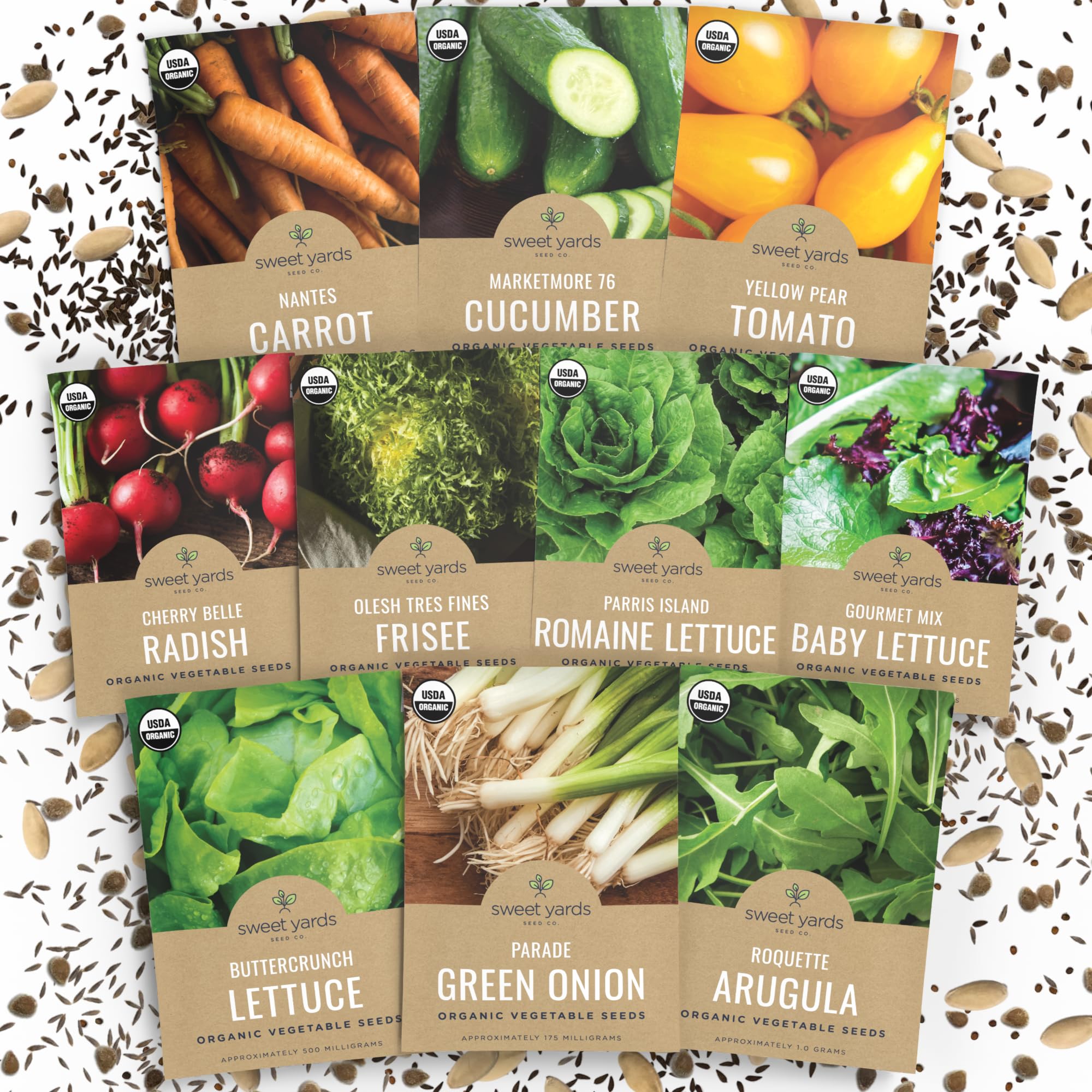 Sweet Yards Salad Lover Pack Yellow Pear Tomato boosts fresh salads with sunny sweetness