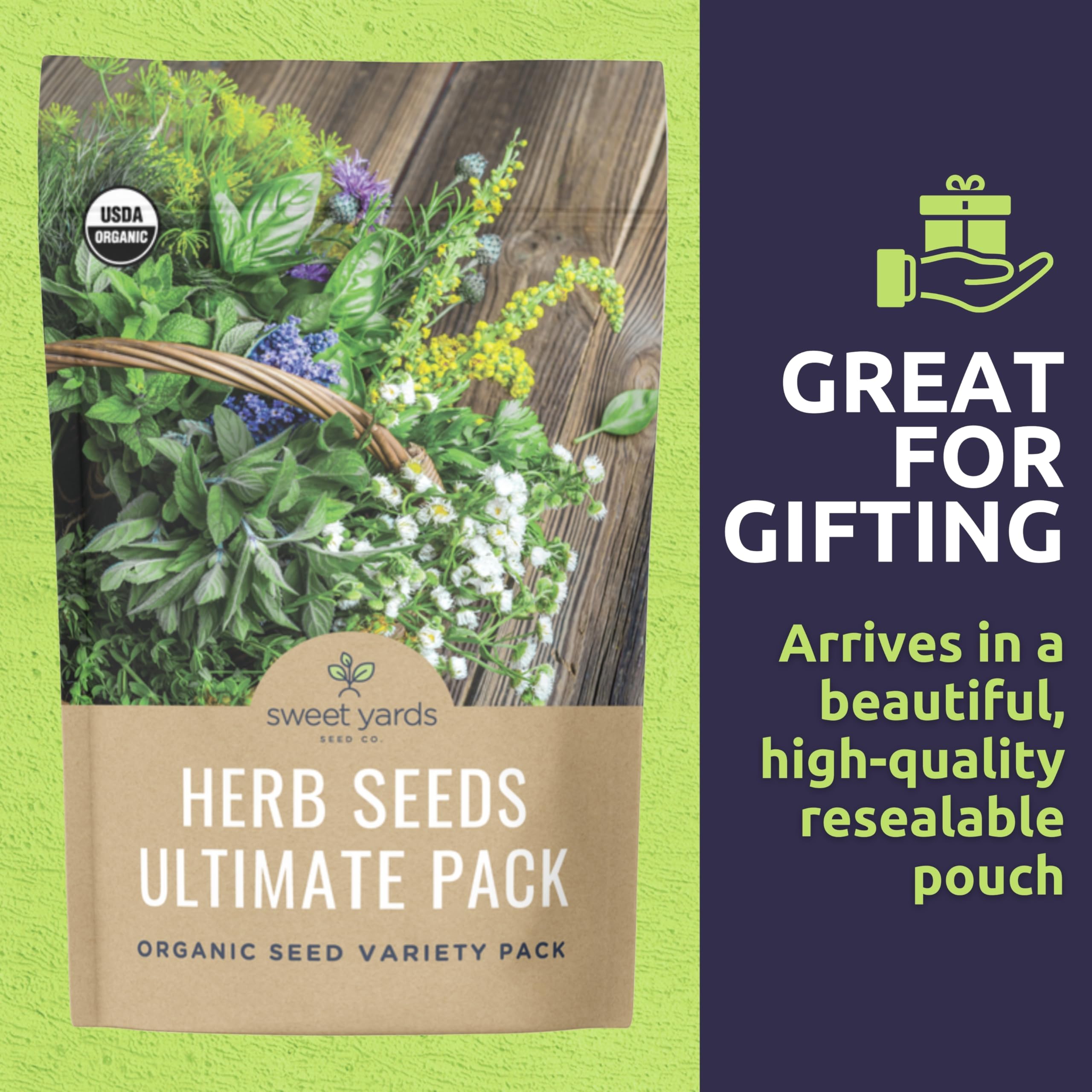 Sweet Yards English thyme seeds for savory roasts and herb-infused dishes