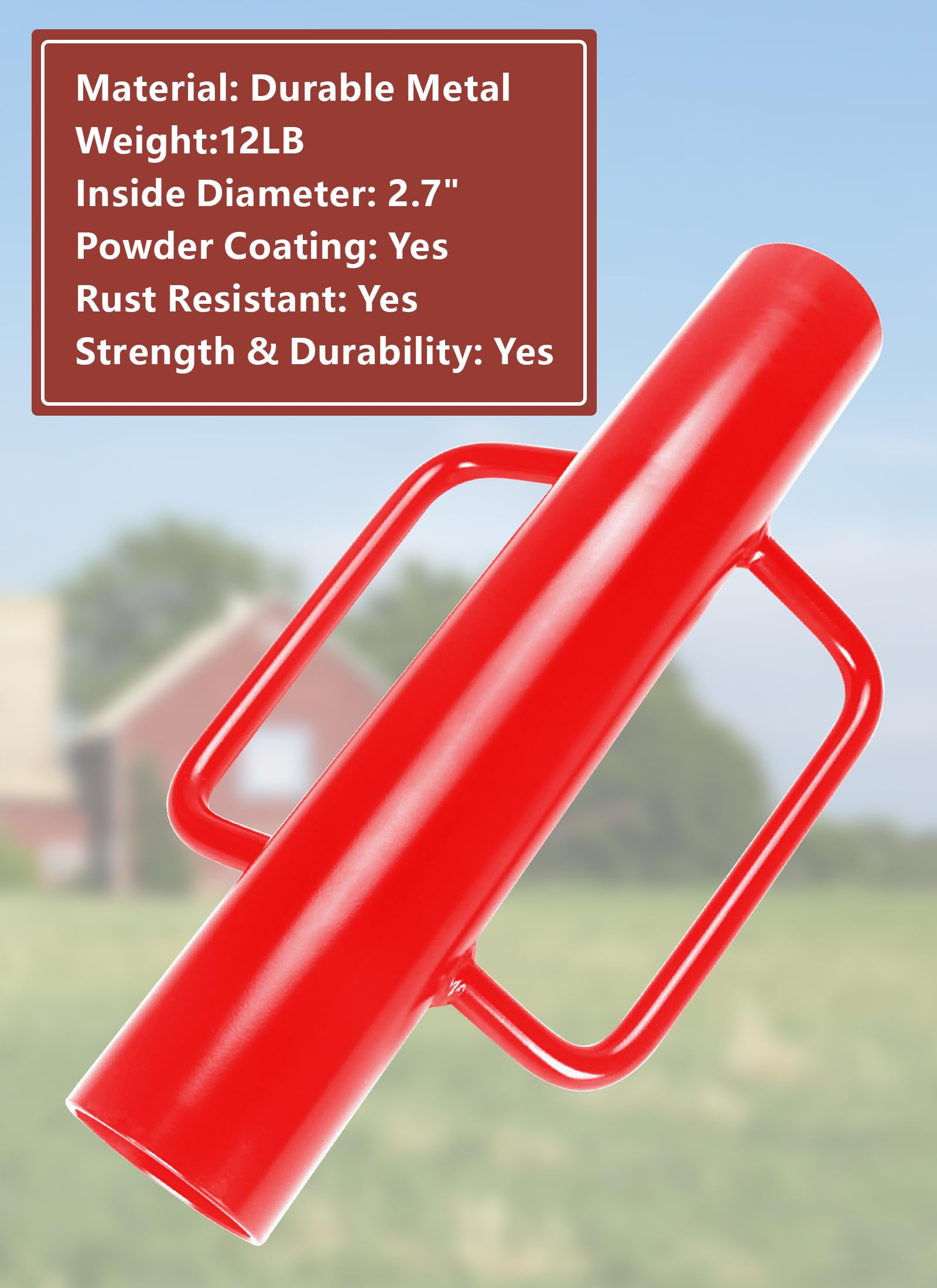 Swellisher fence installation tool shown for efficient post setting