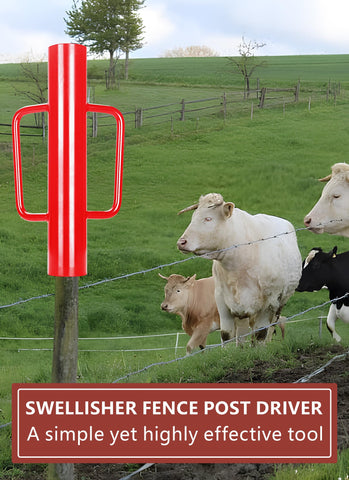 Swellisher tubular design pole driver enables steady driving action