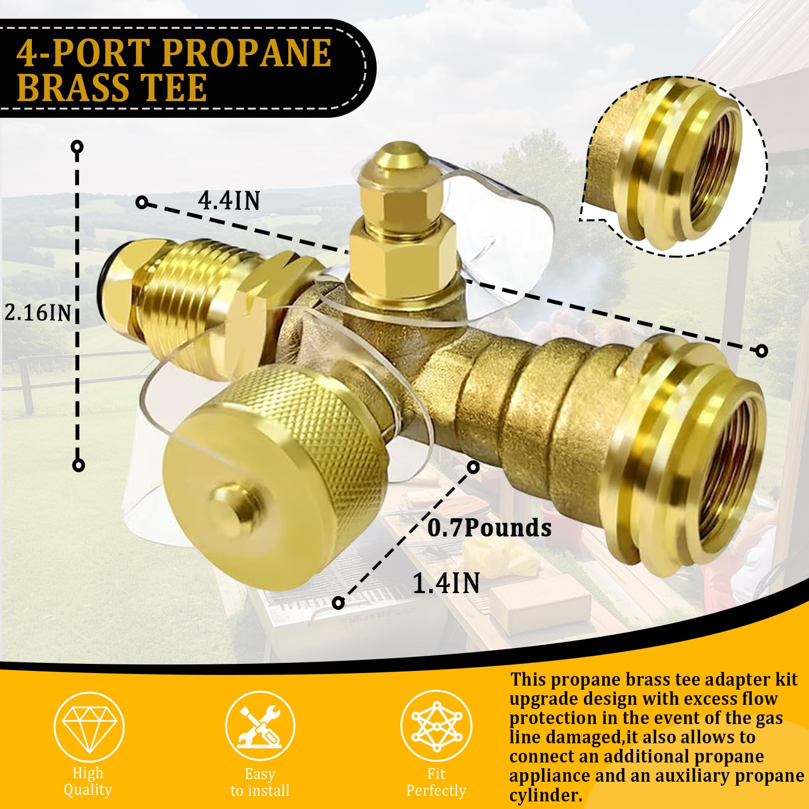 Swess Extend a Stay 12ft hose closeup showing durable stainless braid for extra appliance hookup.