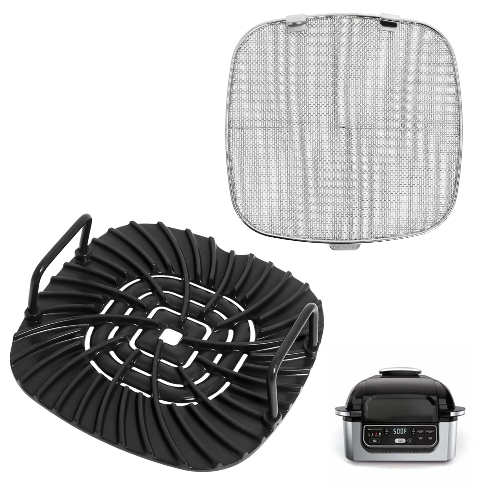Swess grill grate fits Ninja AG301 for even searing.