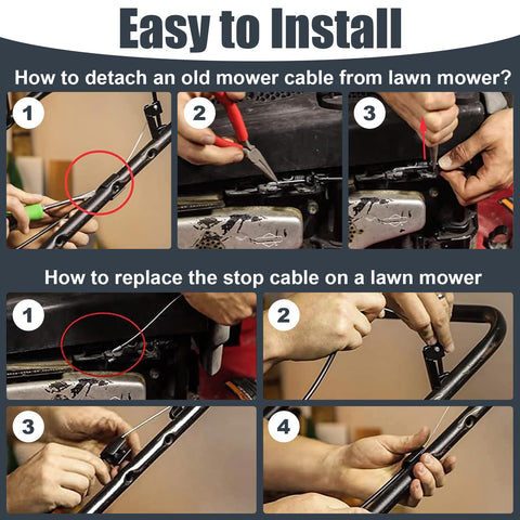 Swess replacement cable for lawn mowers enables flexible, straightforward setups