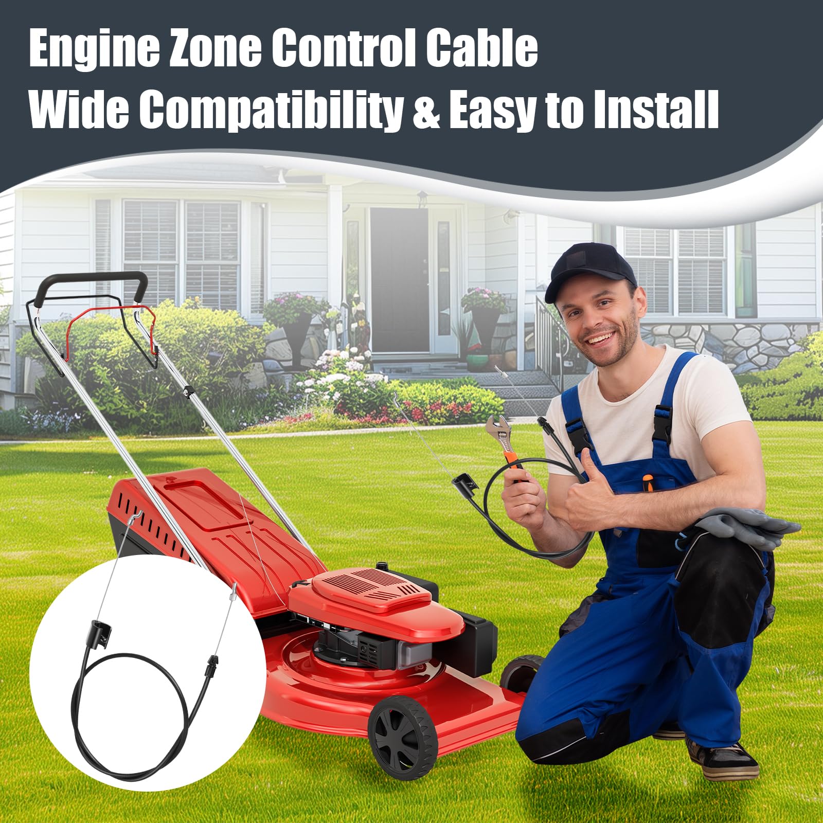 Swess compatible cable ensures reliable fit for common MTD models