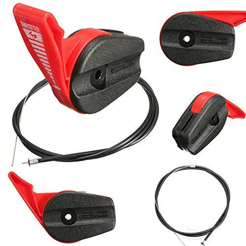 Swess universal throttle cable kit fits a range of lawn mowers for flexible use.