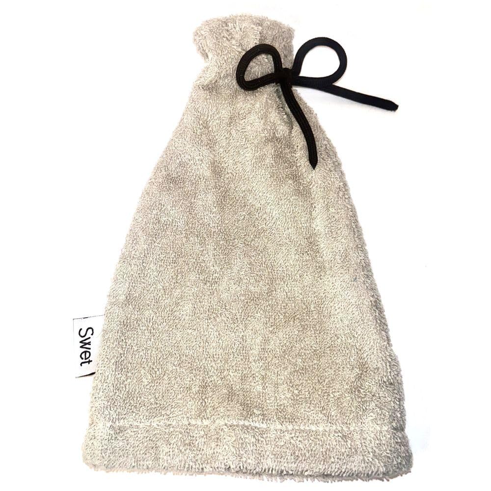 Swet Sauna Hat natural cotton cover protecting hair during heat sessions.