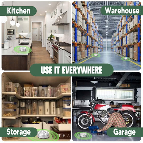 SWIALLS quick-use guide simplifies placement under hood or in closets