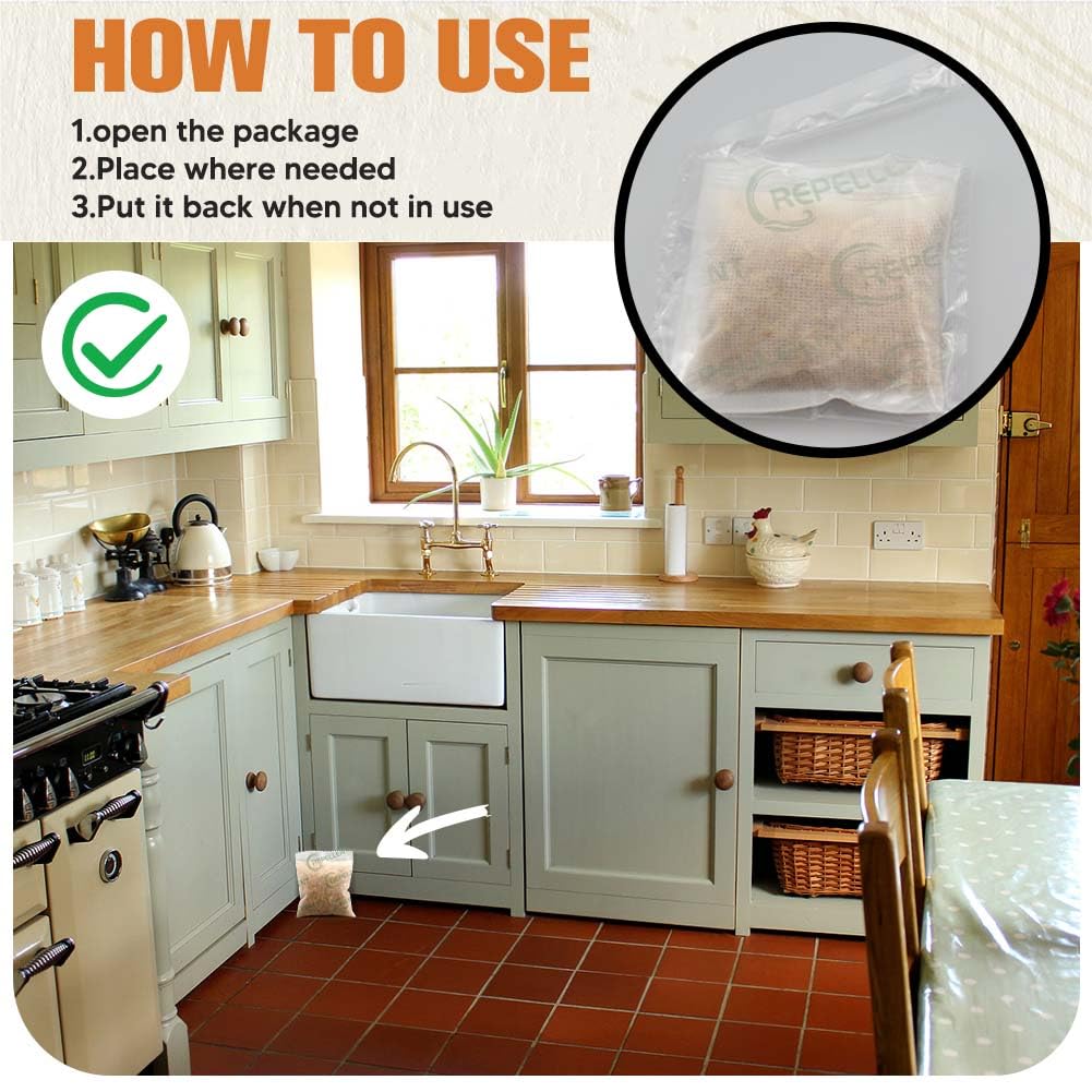 SWIALLS peppermint bags release a fresh scent while deterring rodents