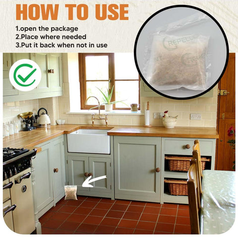 SWIALLS peppermint bags release a fresh scent while deterring rodents