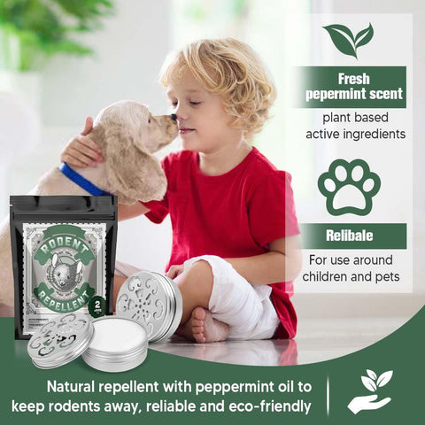 SWIALLS rodent repellent cream pack contains two jars for easy use